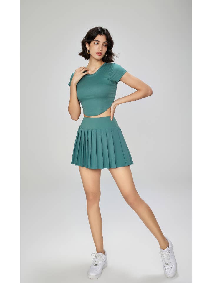91thelabel - Wholesale Athletic Skirt - Women's - NEW Colors! Serena Classic Pleated Tennis Skirt