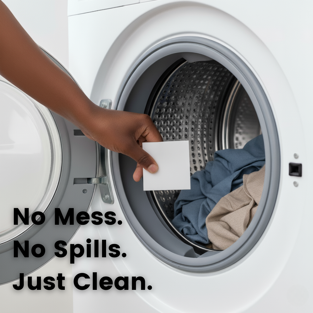 MamaP - Venta al por mayor Cápsulas/ polvos de detergente para ropa - Hojas de detergente para la ropa sin SLS para pieles sensibles7