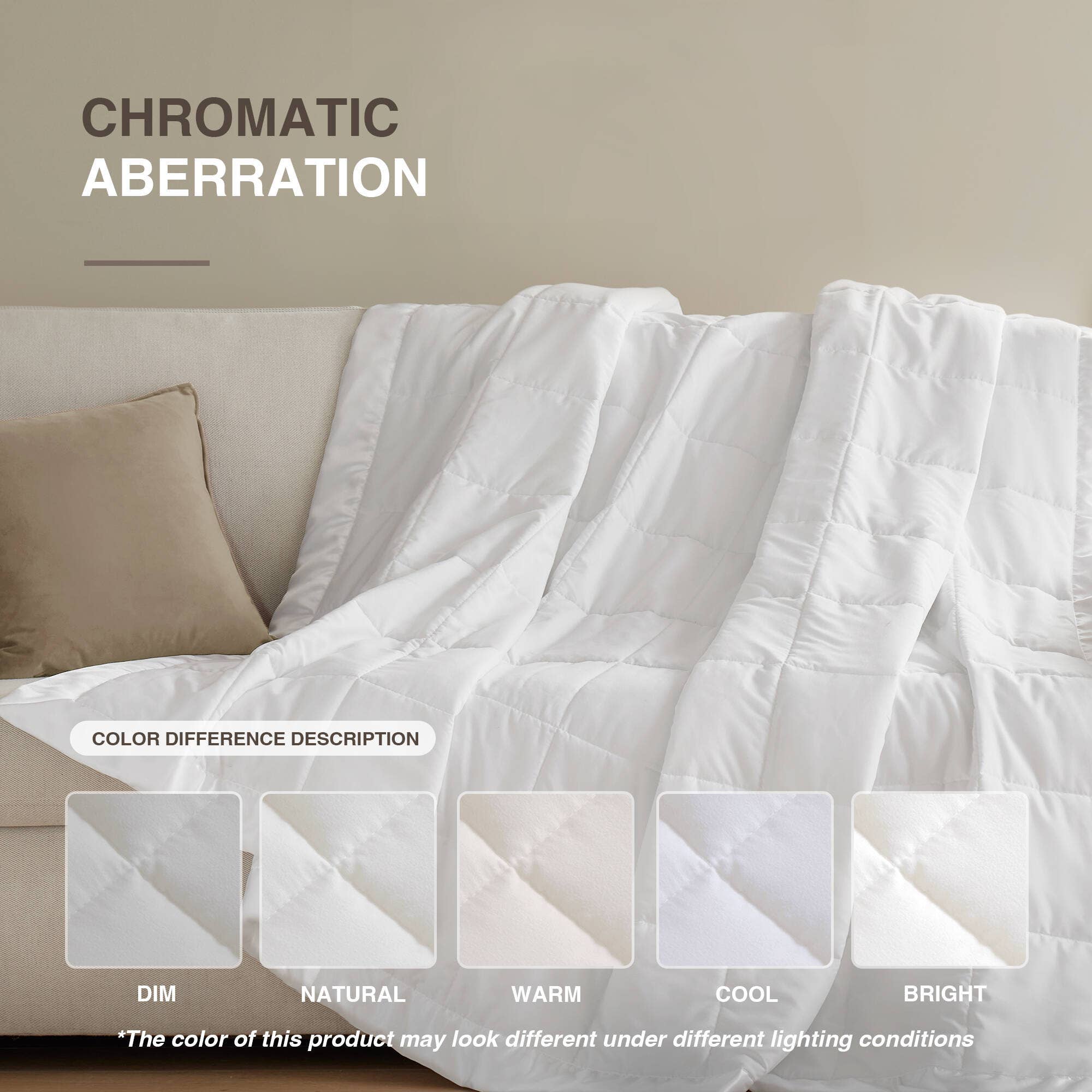 Olliix - Wholesale Bedding Blanket - All-Season Down Alternative Bedding Blanket, White9