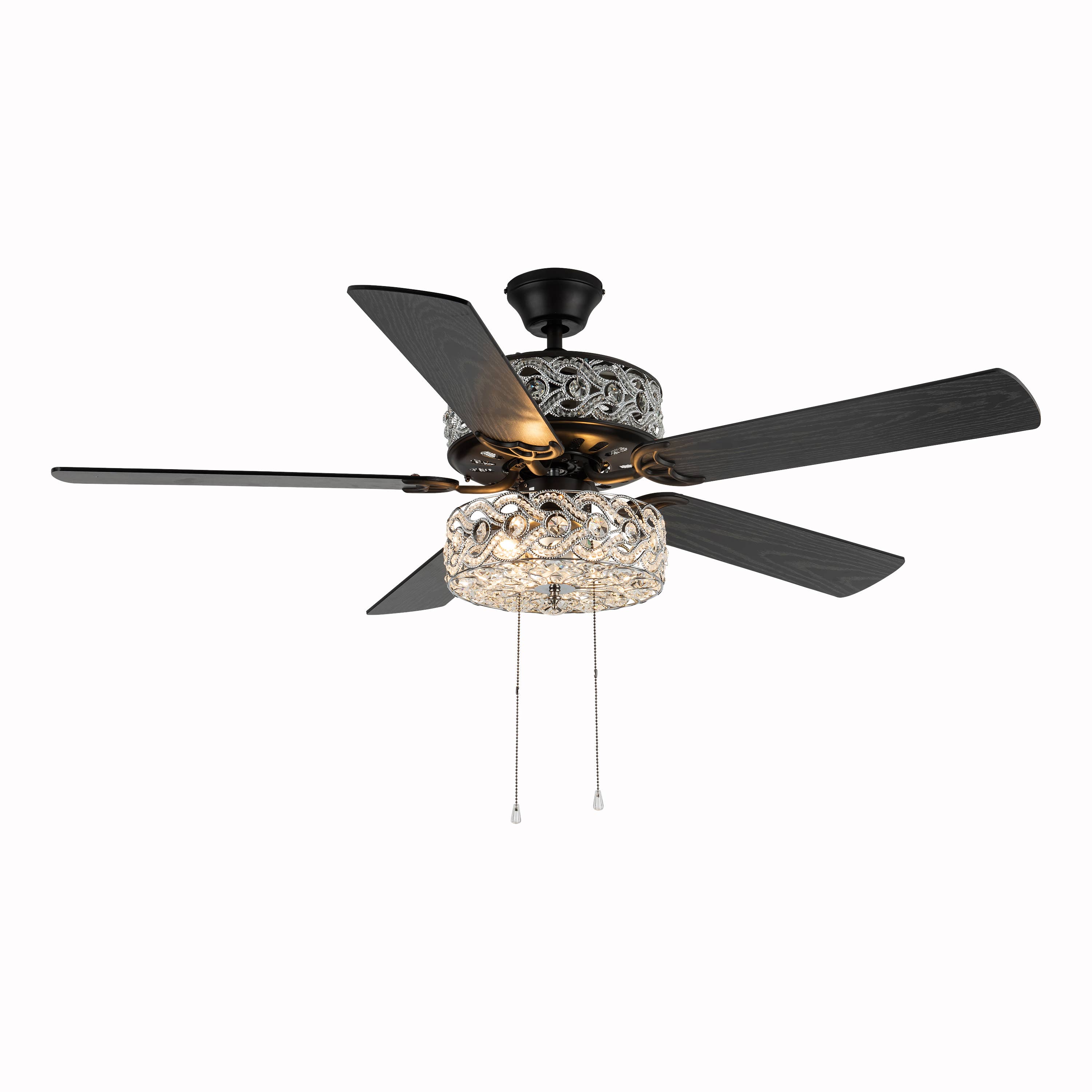 River of Goods - Wholesale Ceiling Fan - 52"W Matilda Oil Rubbed Bronze Double-Lit LED Ceiling Fan10