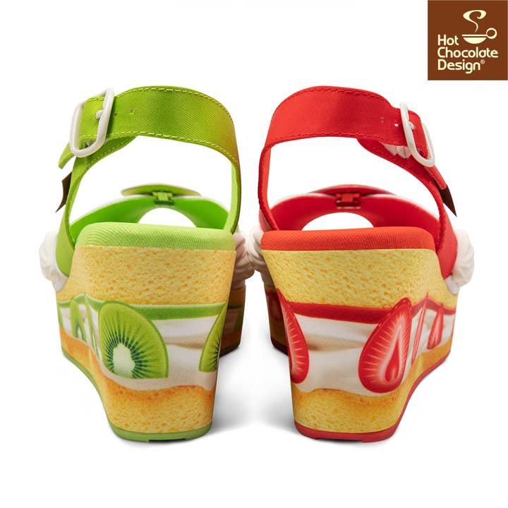 Popping Candy - Wholesale Wedges – Women’s - Hot Chocolate Design - Short Cake Sandal2