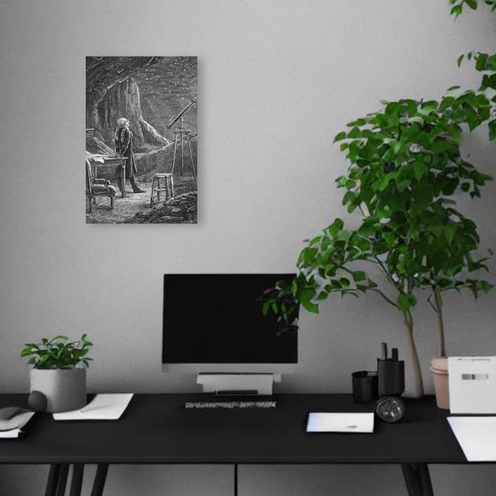 Print Pothecary - Wholesale Art Print - Off On A Comet Canvas Print - Apothecary Art for Home or Office - Apothecary Decor