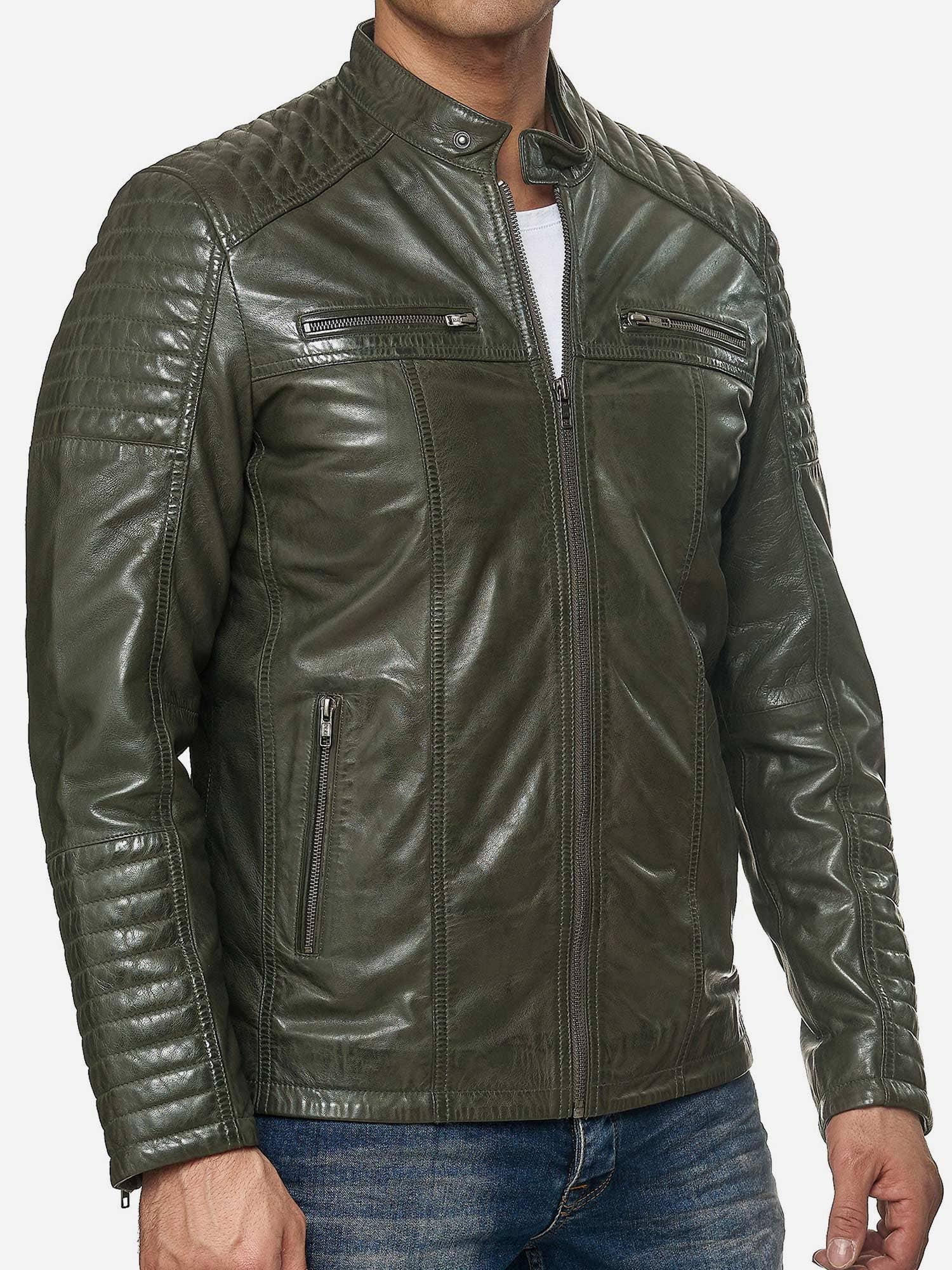 Tazzio – Großhandel Lederjacke – Herren – Tazzio Herren Jacke Lederjacke Biker Echtleder 1970923