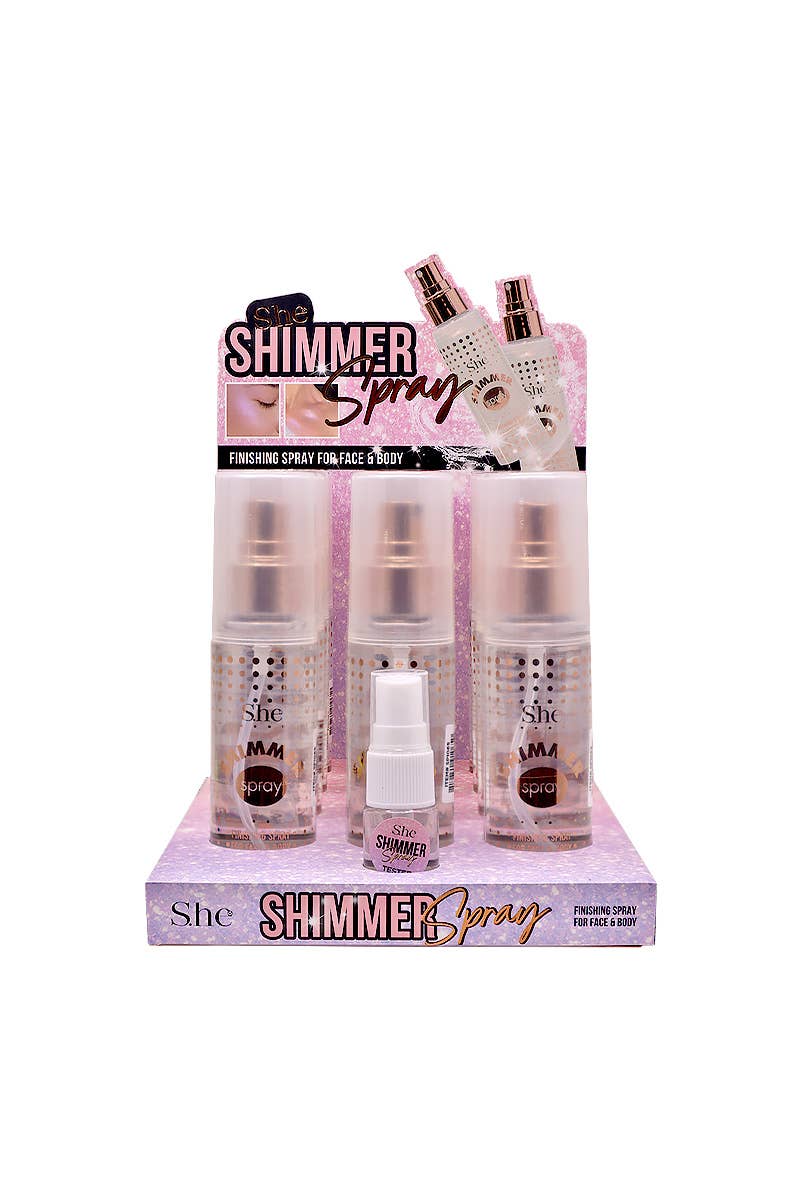 PINEAPPLE Beauty - Wholesale Makeup Setting Spray/Powder - SHE SP1065GD Gold Face & Body Shimmer Spray - 121