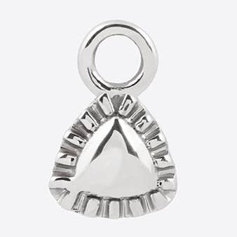 Colgante Zeta 03, oro blanco de 14 quilates para venta al por mayor de Tether Jewelry