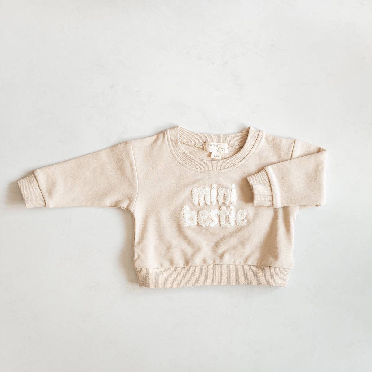 Atlas Grey - Wholesale Sweatshirt - Kids - Mini Bestie Crewneck4