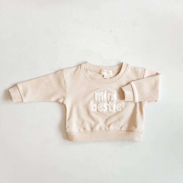 Atlas Grey - Wholesale Sweatshirt - Kids - Mini Bestie Crewneck4
