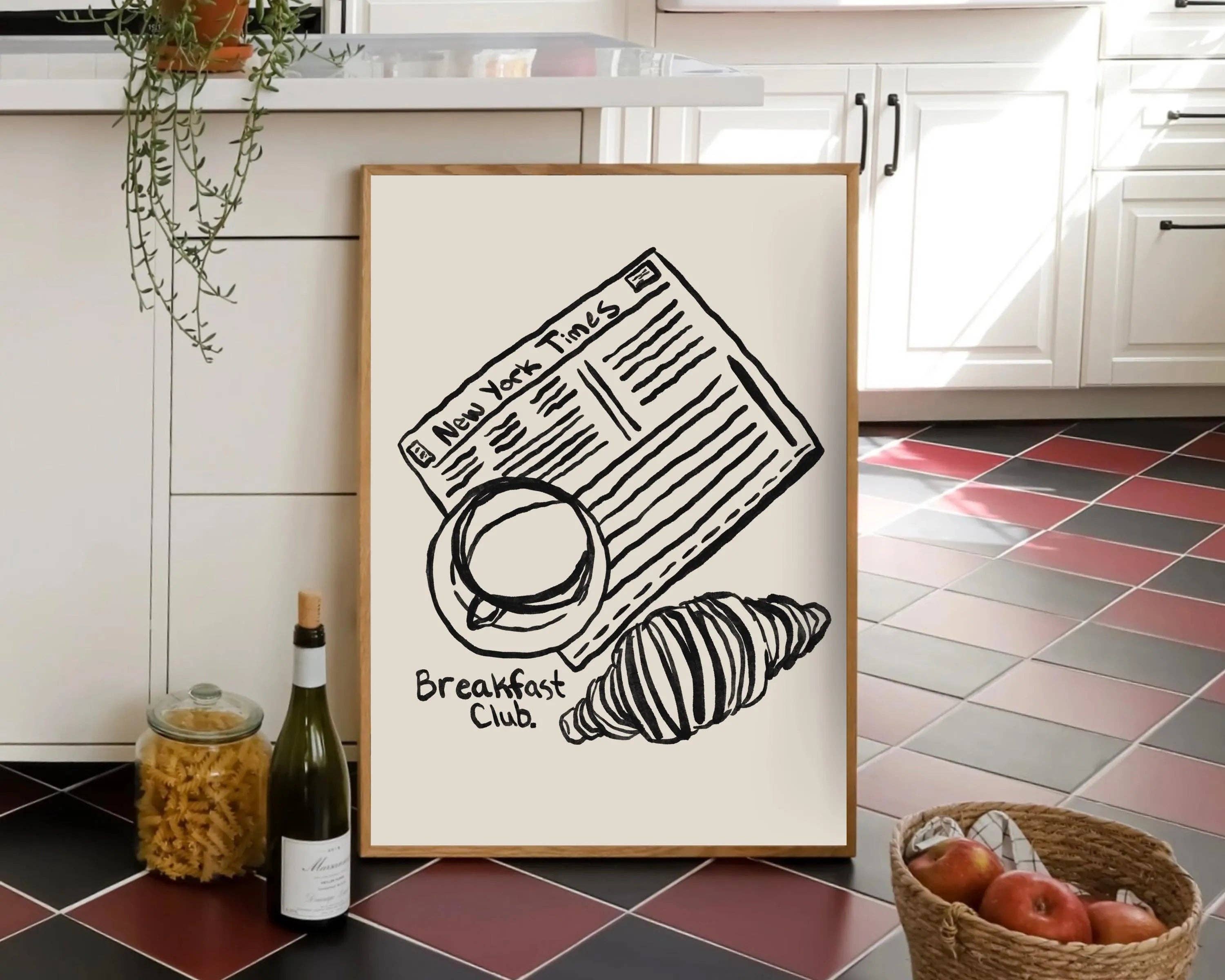 Olive Street Collective - Wholesale Art Print - Breakfast Club Print5