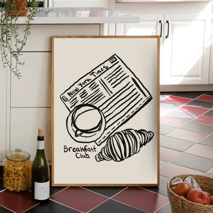 Olive Street Collective - Wholesale Art Print - Breakfast Club Print5