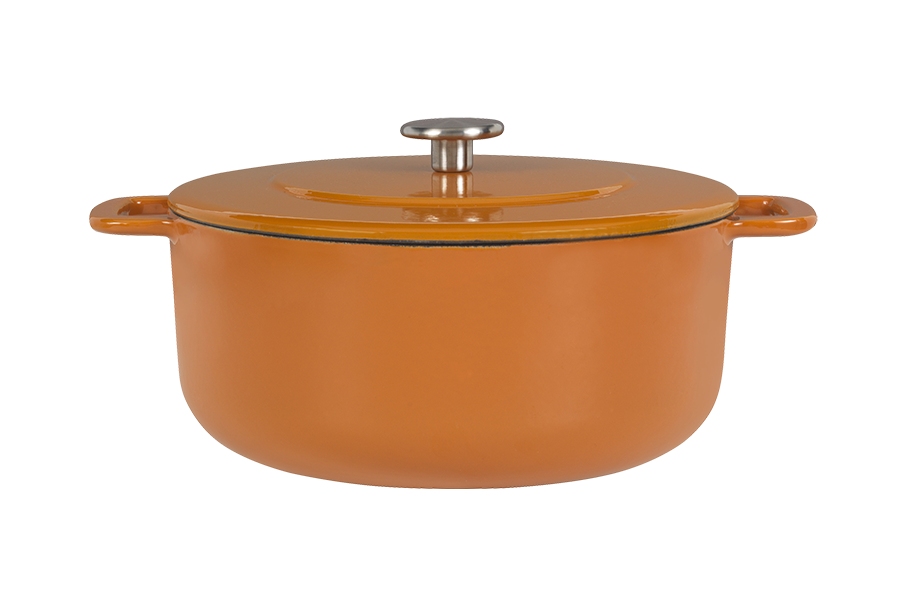 Combekk - Vente Marmites - Combekk Sous-Chef Cocotte en fonte orange 24 cm2