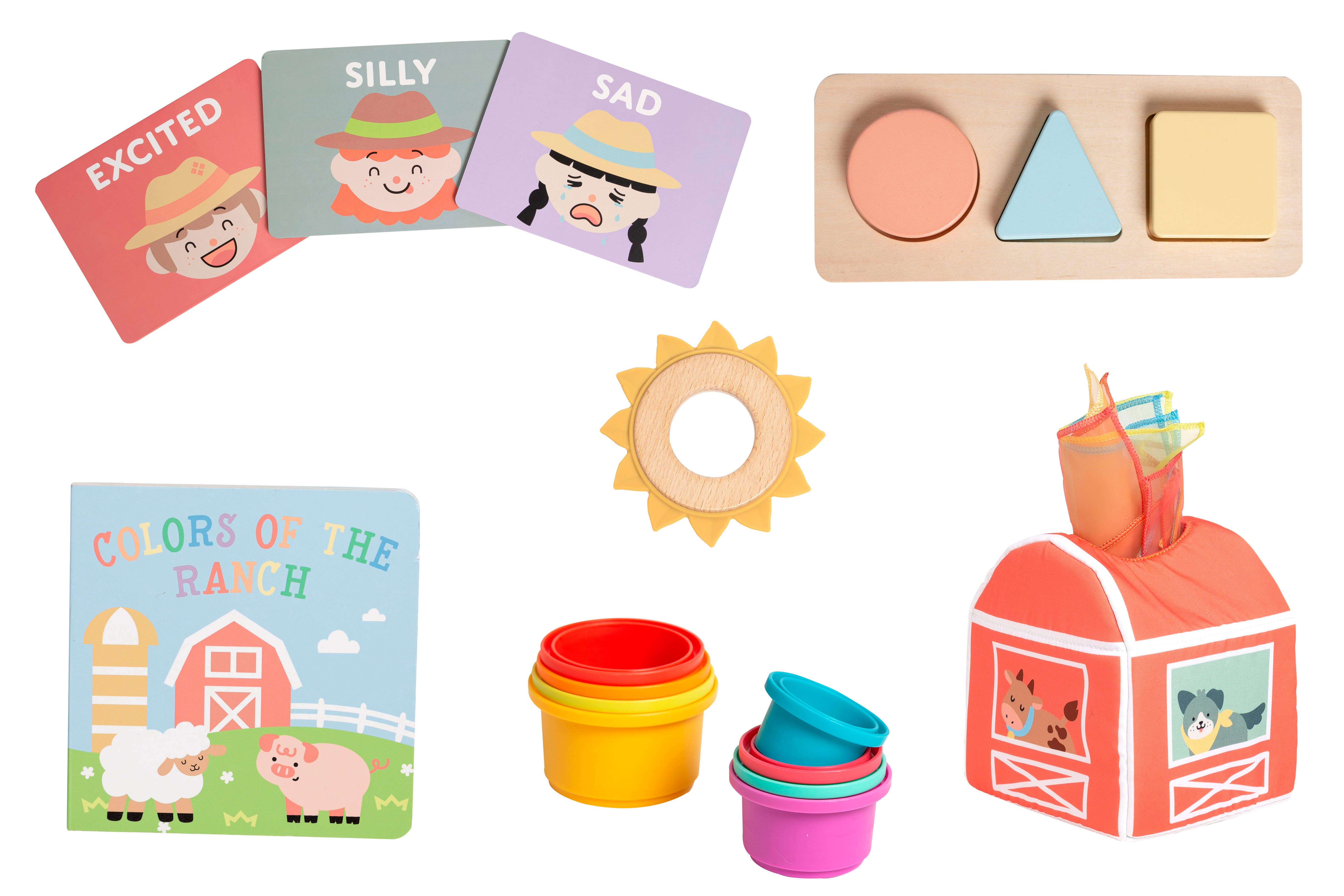 Pearhead - Wholesale Learning Cards - Kids & Baby - 6-12 Months Learning Kit, Montessori Developmental Toys1