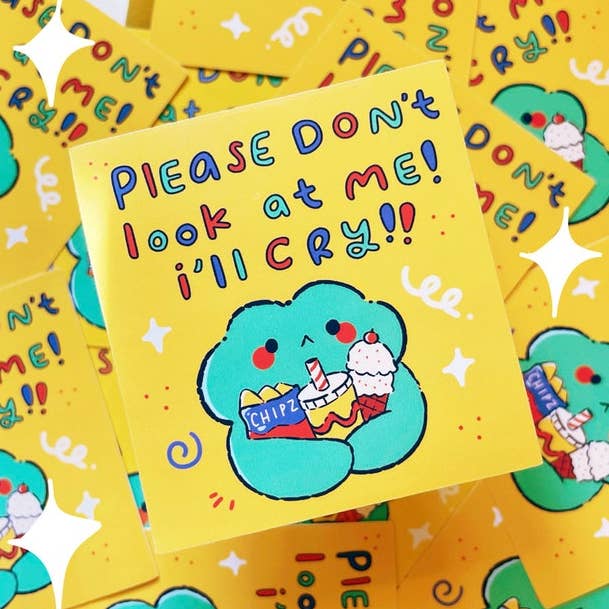 Anxiety Frog | Vinyl Sticker for wholesale by Ghostiekid