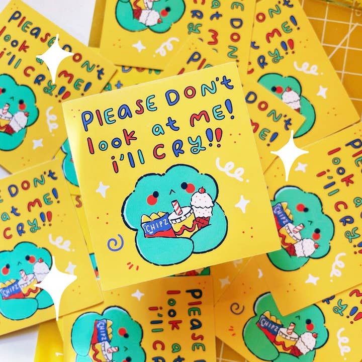 Ghostiekid - Wholesale Sticker - Anxiety Frog | Vinyl Sticker