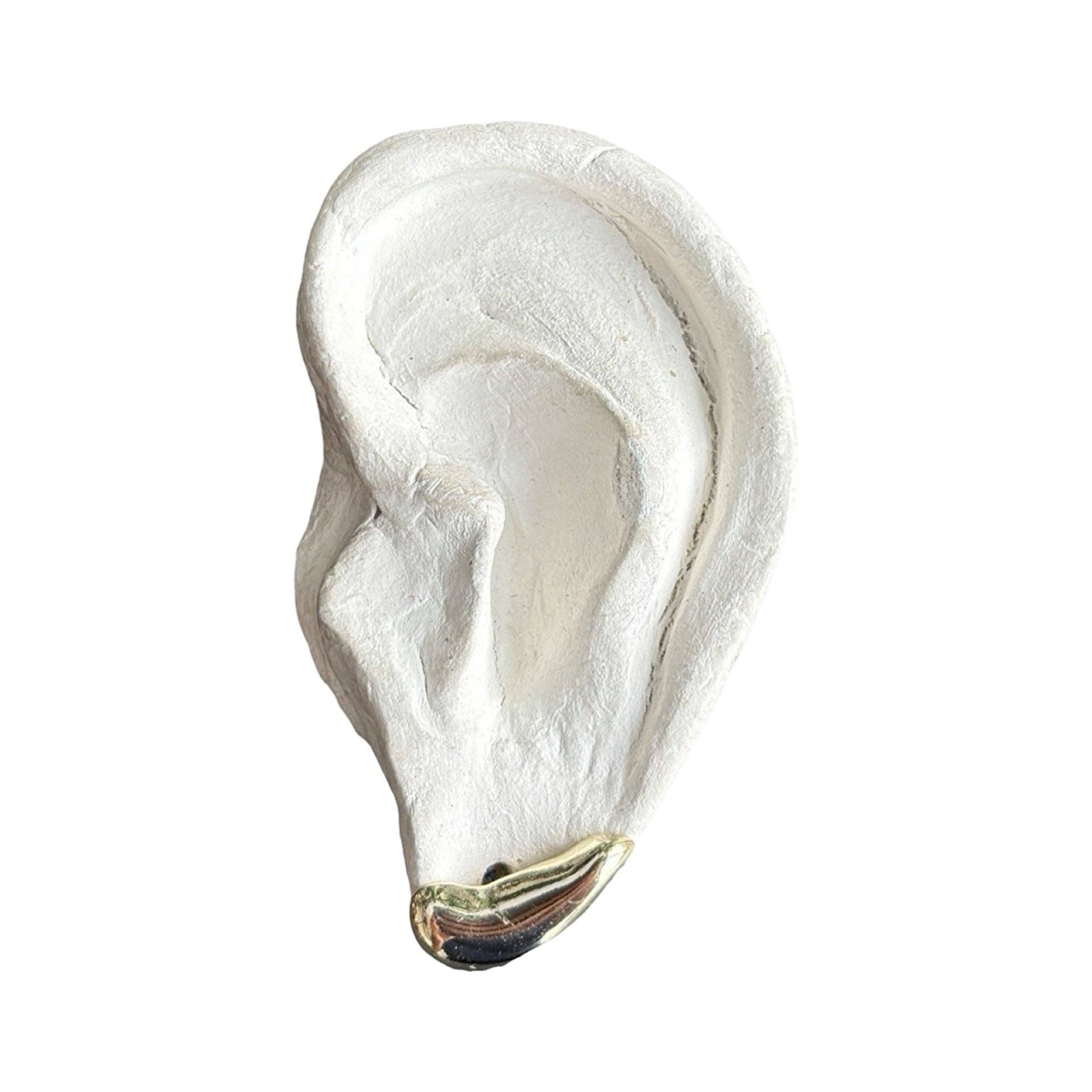 London Atelier Byproduct - Vendita all'ingrosso Orecchini a bottone - Orecchini a polsino per lobo d'oro0