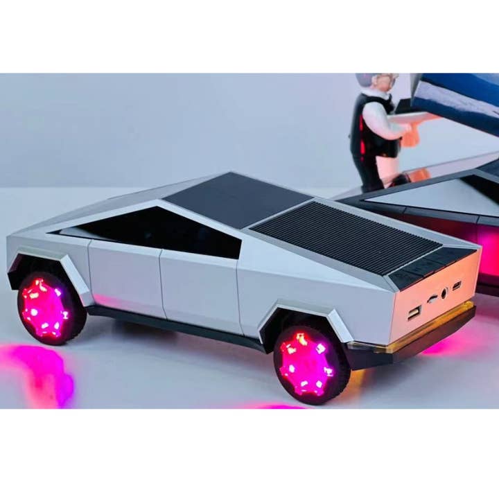 iPhoenix Technology Corporation - Wholesale Speakers - AN-A7 Tesla Cyber Truck Bluetooth Speaker w/ Wireless Charge0