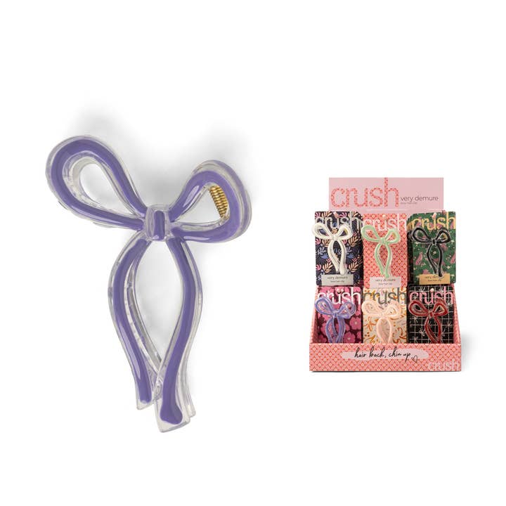 Fermaglio per capelli con fiocco molto discreto Crush per la vendita all'ingrosso da parte di DM Merchandising