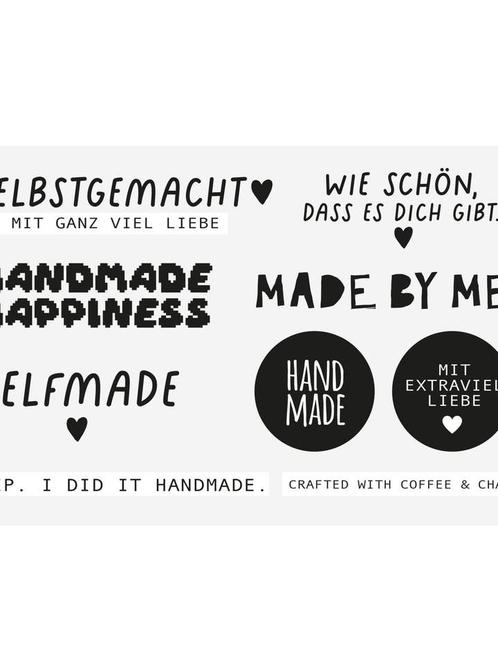 Iron-on Transfer - Selfmade Edition for wholesale by Paul und Clara