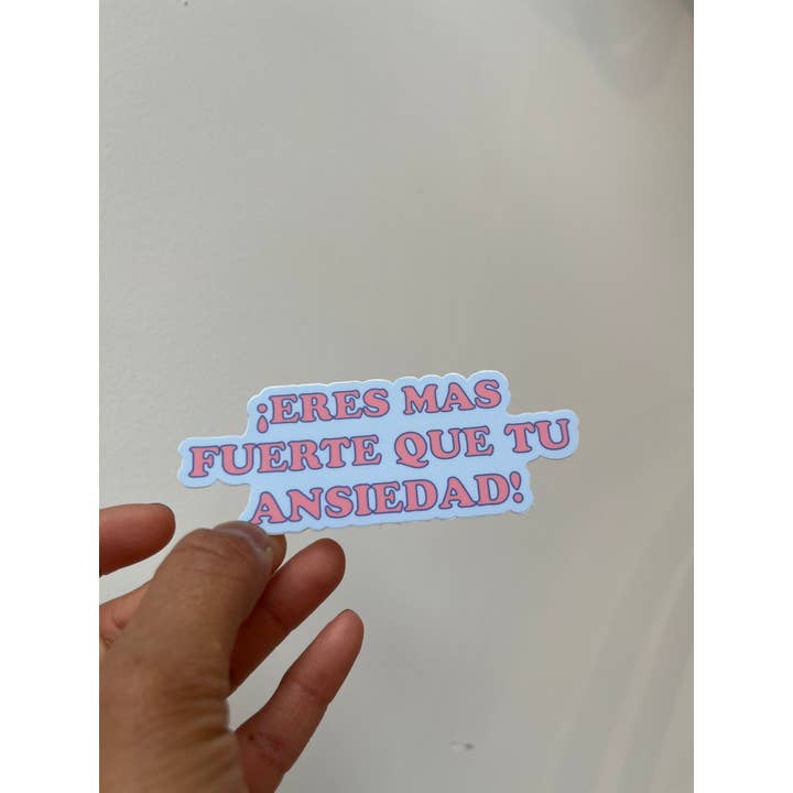 Jen Zeano Designs - Wholesale Sticker - Ansiedad sticker