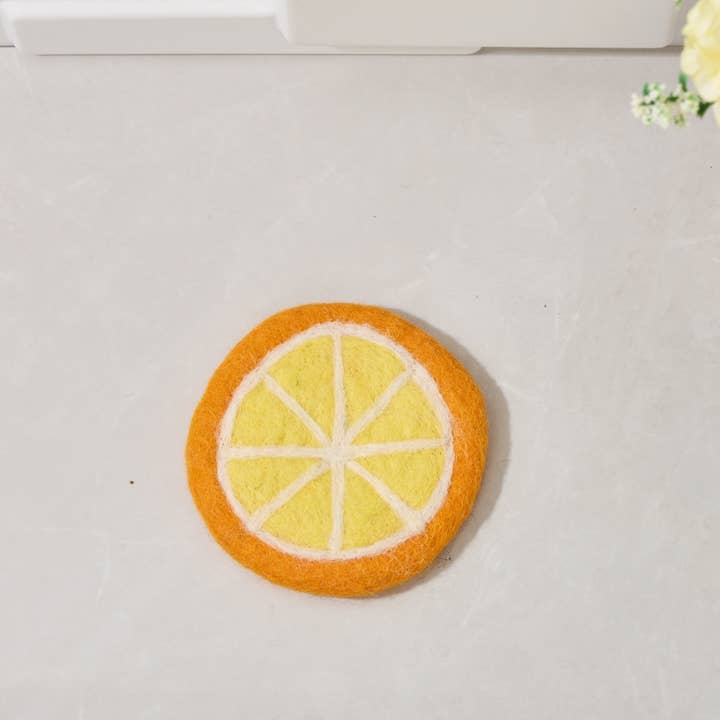 Sparkle Being - Wholesale Coasters - Handmade Felt Coffee Cup Mug Table Mat Coasters - Fruits6