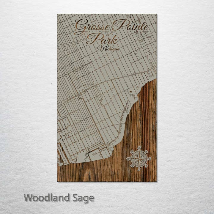 Fire & Pine - Wholesale Map - Michigan: Grosse Pointe Park Street Map1