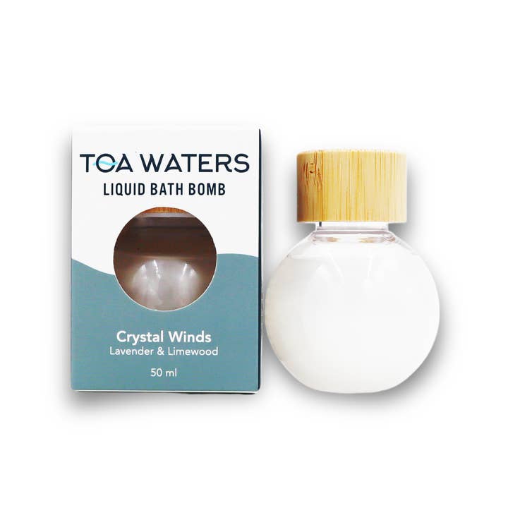 Crystal Winds Liquid Bath Bomb - Lavender and Limewood and other Purchase Wholesale casse acqua. Free Returns & Net 60 Terms on Faire trending on Faire.