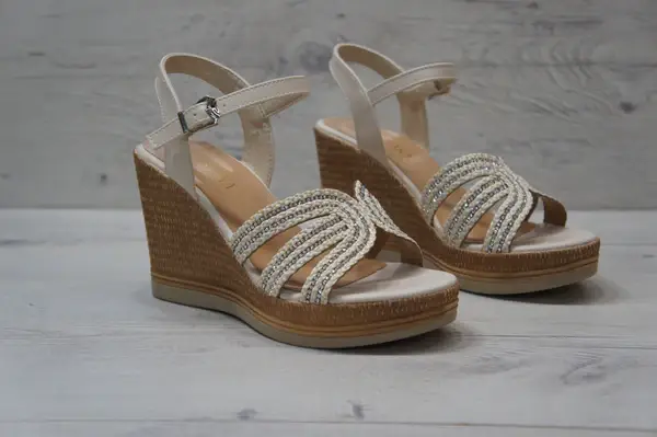 Top Staka - Wholesale Wedges - Women's - A68176Women's Summer Sparkling Wedge Cushion Platform Sandal13