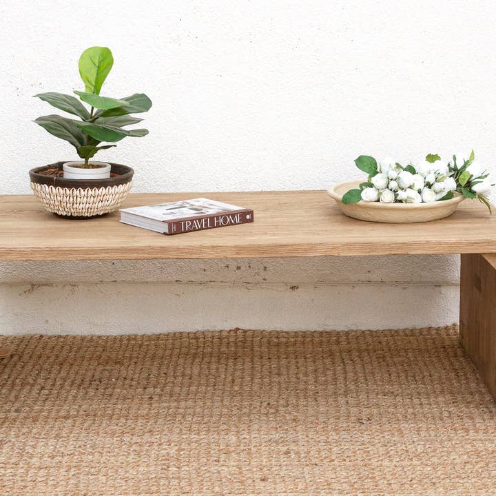 Contemporary Farmhouse Waterfall Coffee Table for wholesale by De-cor