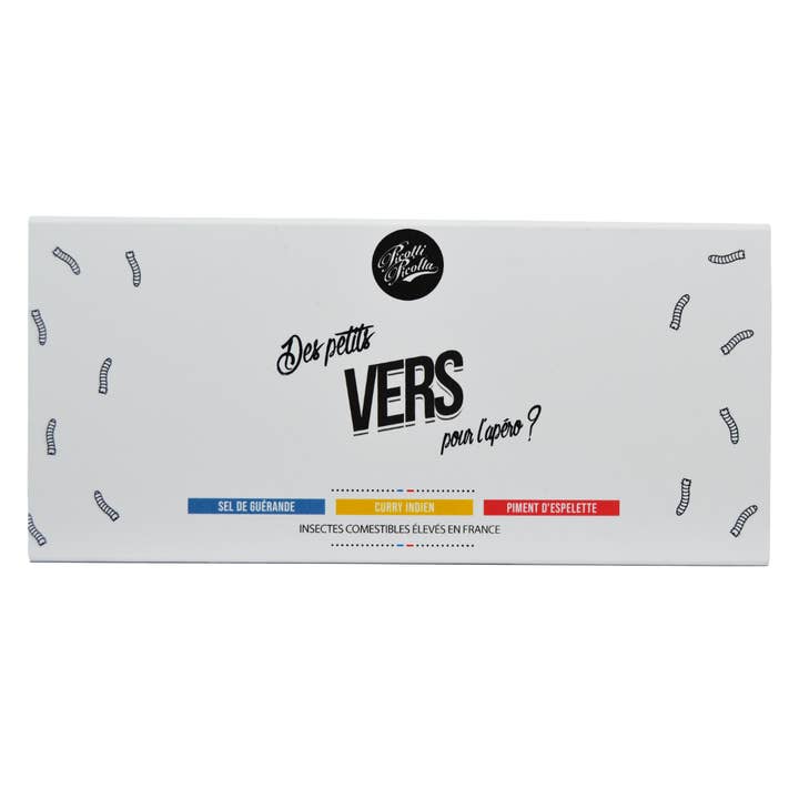 La cerise sur l'apéro – Engroshandel Kiks – Spiselige insekter - Æske med 3 smagsvarianter