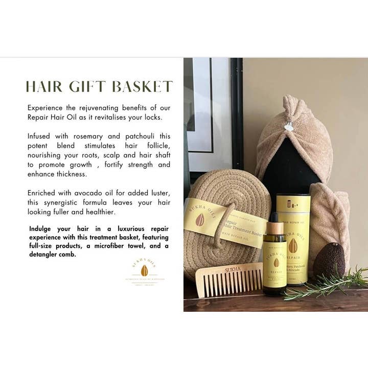 Merocoat UK - Wholesale Hair Oil - Repair Basket, Hair Oil, 4PK, Rosemary, Patchouli, Avocado3