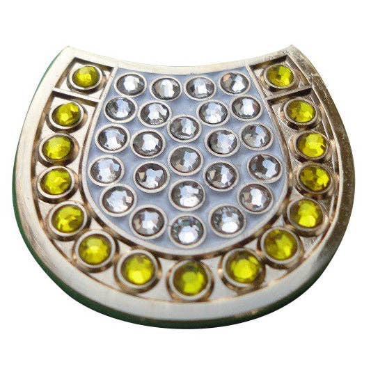 Horseshoe with Crystals Ball Marker for wholesale by Fun Markers