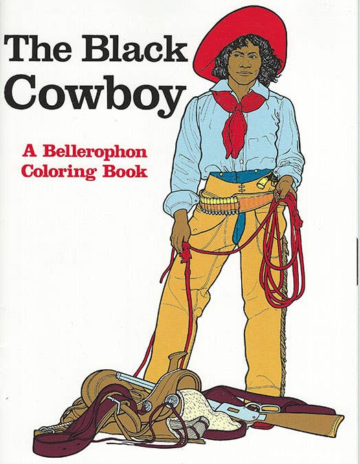 Bellerophon Books – wholesale Colouring and activity book – kids and baby – The Black Cowboy0
