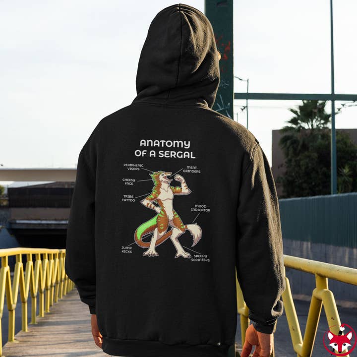 Sergal Brown - Kapuzenpulli für den Großhandel von Artworktee