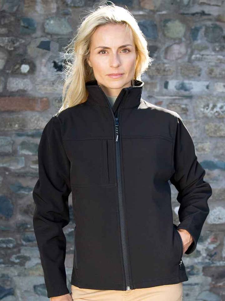 Pierre Francis - Wholesale Athletic jacket – Women′s - Result - Ladies Classic Soft Shell Jacket8
