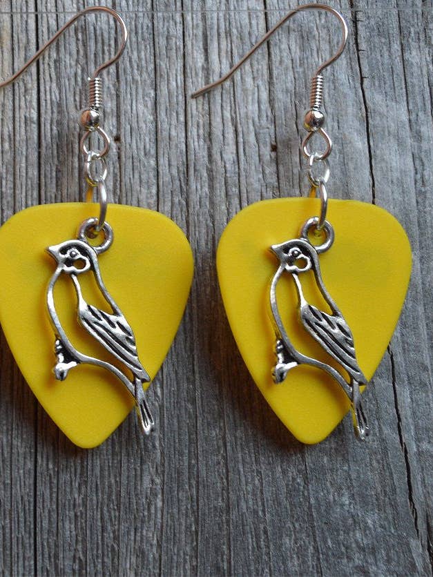 Pendientes para guitarra con forma de pájaro para venta al por mayor de Simply Raevyn