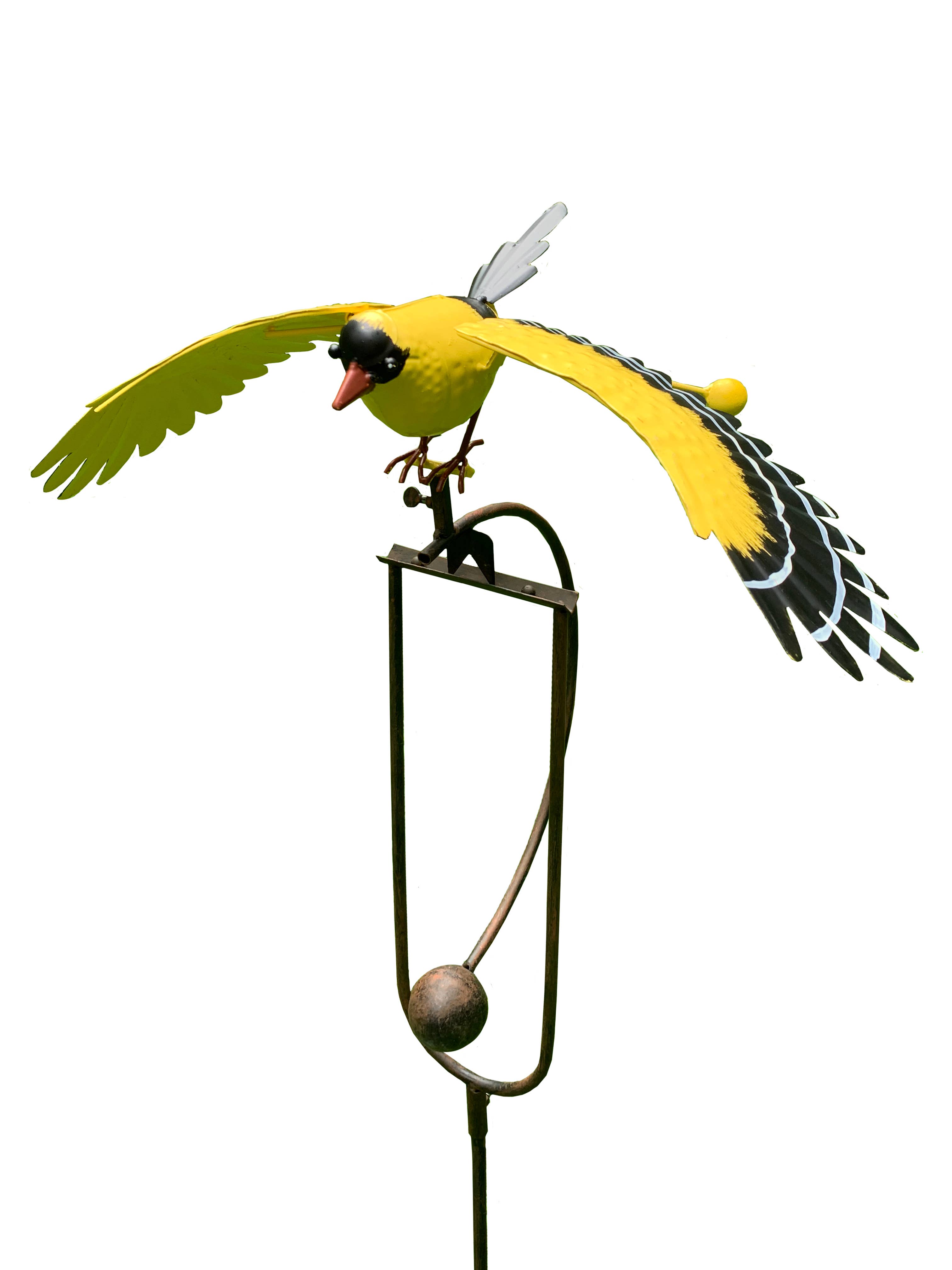 Esschert Design USA - Vente Piquets de jardin/pelouse - Piquet à bascule Finch en métal2