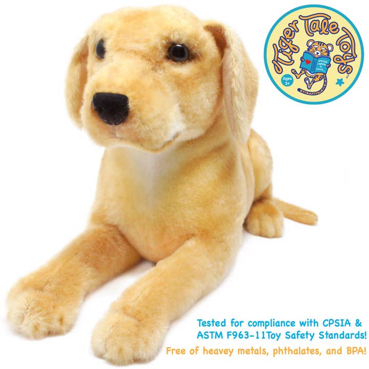 VIAHART Toy Co. - Wholesale Stuffed/Plush Toy - Kids & Baby - Mason The Labrador | 19 Inch Stuffed Animal Plush