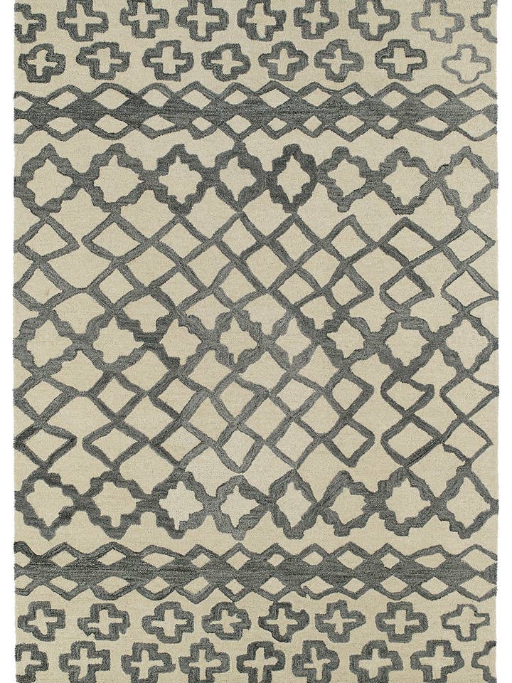 Corredor gris Casablanca Collection de 2 pies 6 x 8 pies para venta al por mayor de contempo fashion