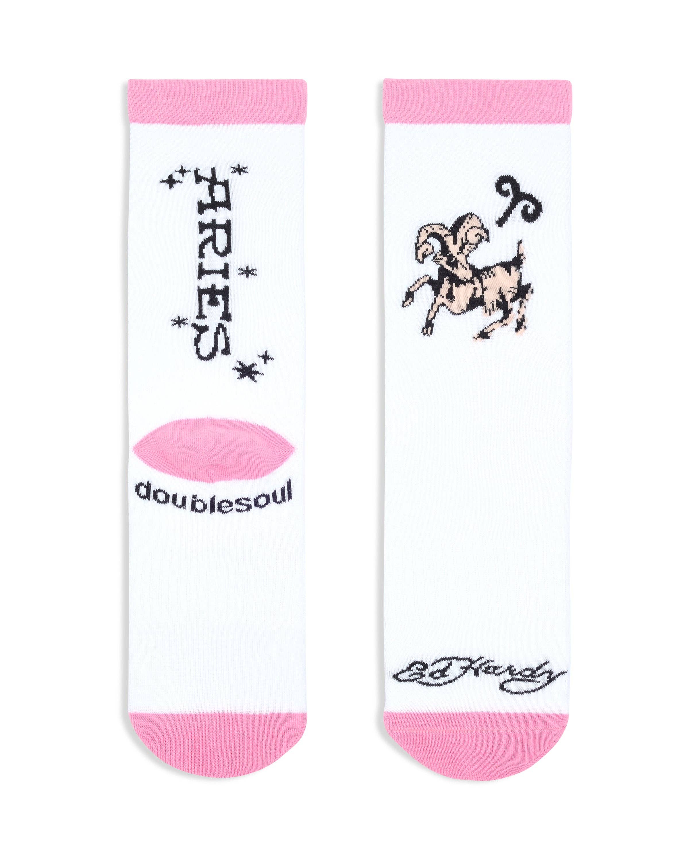 doublesoul - Vente Chaussettes – unisexe - Chaussette haute zodiaque Ed Hardy1