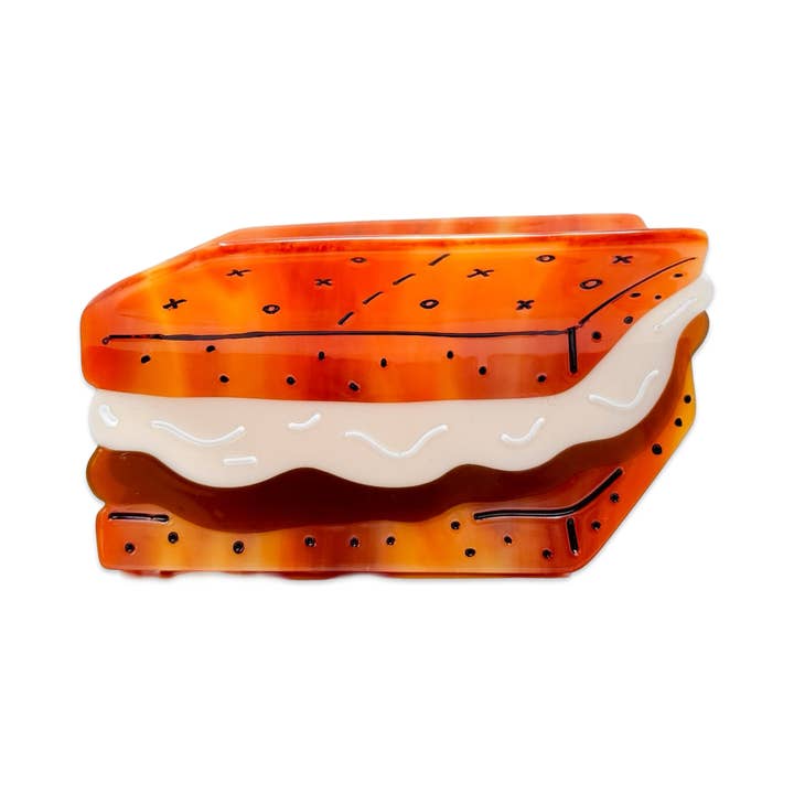 Jenny Lemons - Wholesale Hair Clip - Women's - *SALE* Midi S'mores Hair Claw Clip