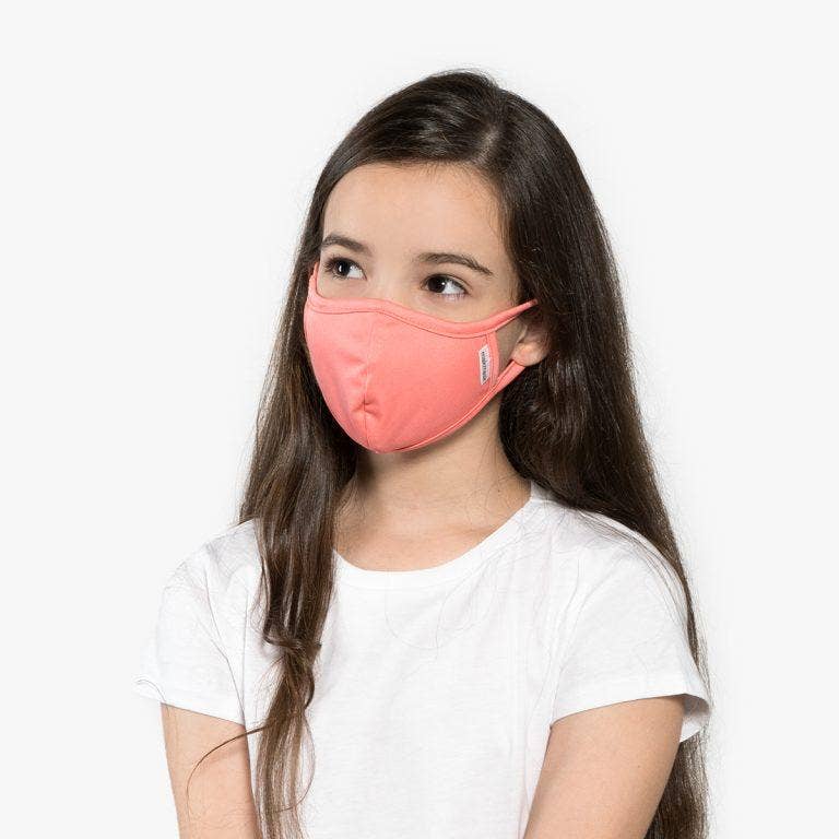 MakMask - Wholesale Protective Face Mask/Shield - Bright Salmon Mask5