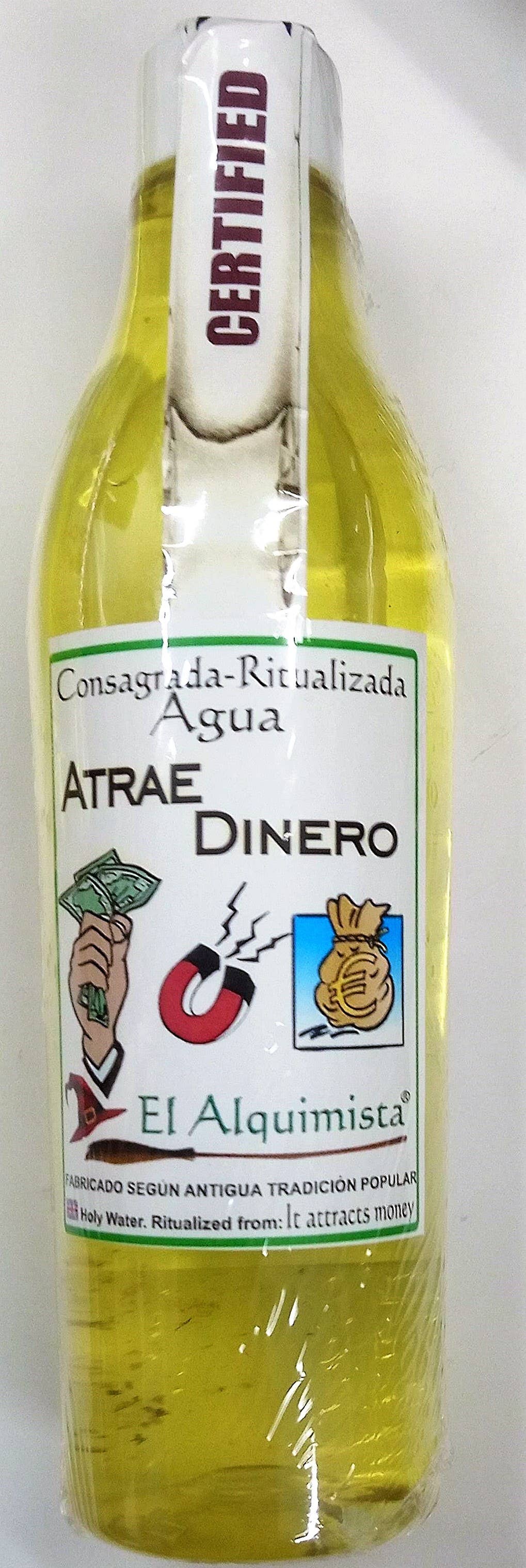 El Alquimista - Wholesale Meditation Supplies - Ritual WATER ATTRACT MONEY 300 ml. made in Spain)0