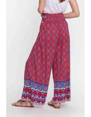 MAKANI - Wholesale Broek - Dames - Pannenkoekenbroek met print voor dames - KAT70010