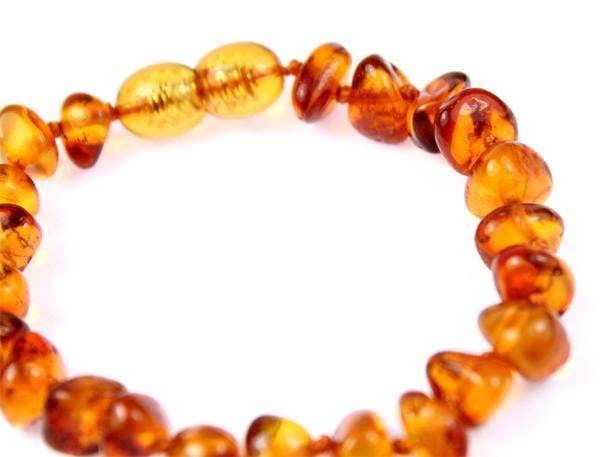 SilverAmber Jewellery - Wholesale Beaded Bracelet - Beautiful Baroque Bracelets & Anklets in Cognac, Mix, Lemon & Honey colours - Various Sizes4