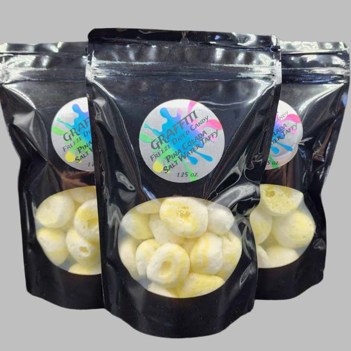 Graffiti Snacks LLC – Engroshandel Vafler – Pina Colada Saltvandskaramel Frysetørret Slik