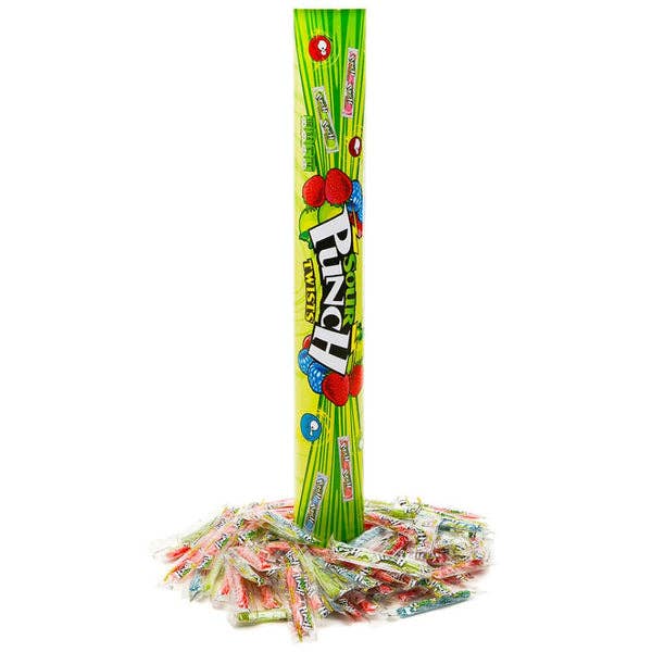 I Got Your Candy - Wholesale Gummy - Sour Punch Mega Tube Bank 2 Feet Tall - 3ct