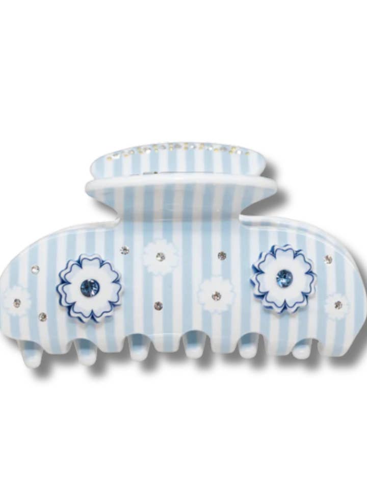 FERMAGLIO PER CAPELLI A RIGHE PREPPY per la vendita all'ingrosso da parte di Maddyloo