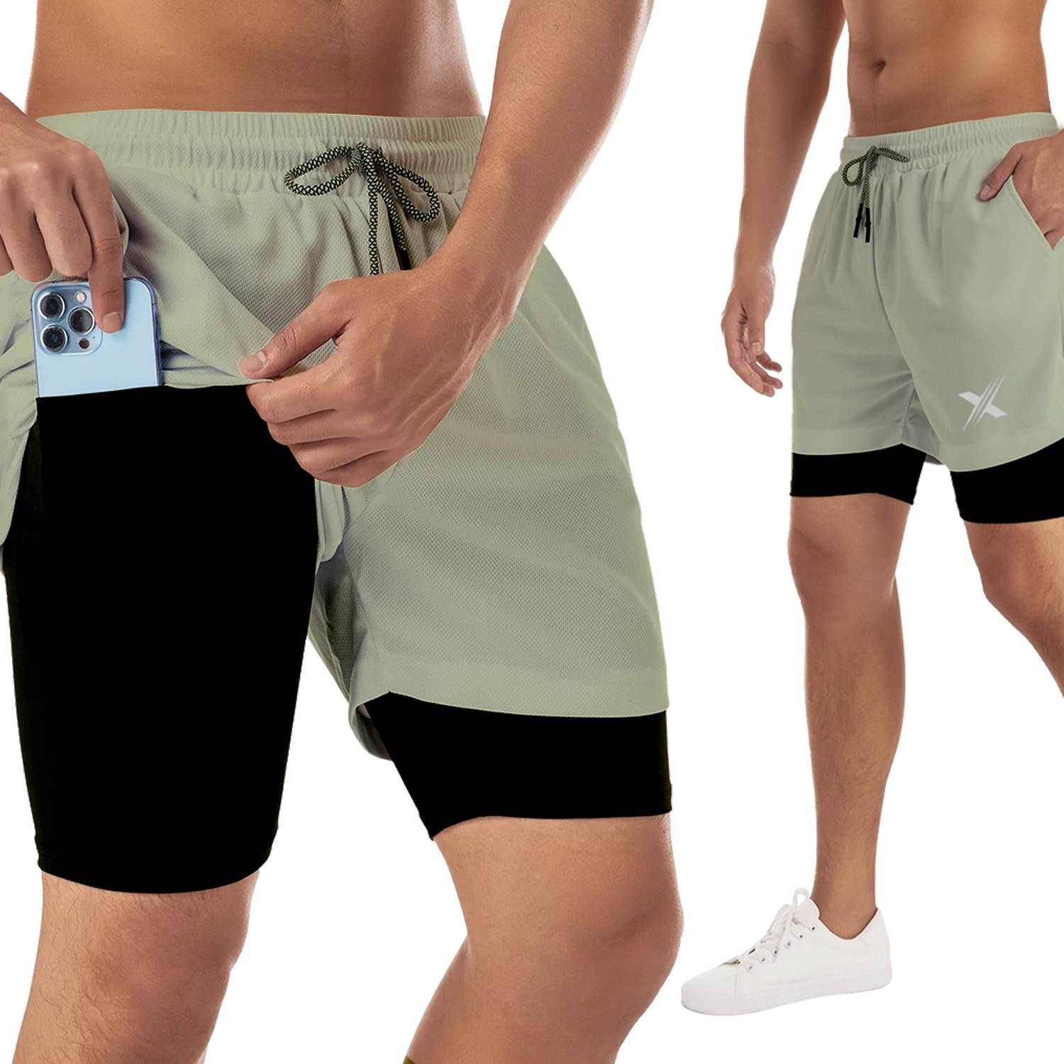 The American Gift Company (TAGCO) - Wholesale Korte sportbroek - Heren - Essentiële lichte sport-, fitness- en hardloopshorts voor heren10