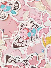 Pink Pokemon Stickers 2 for wholesale by Ellesdoodlebox