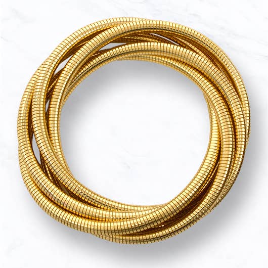 Suzie Q USA - Wholesale Bangle Bracelet -  Coil Stretch Bracelet 3