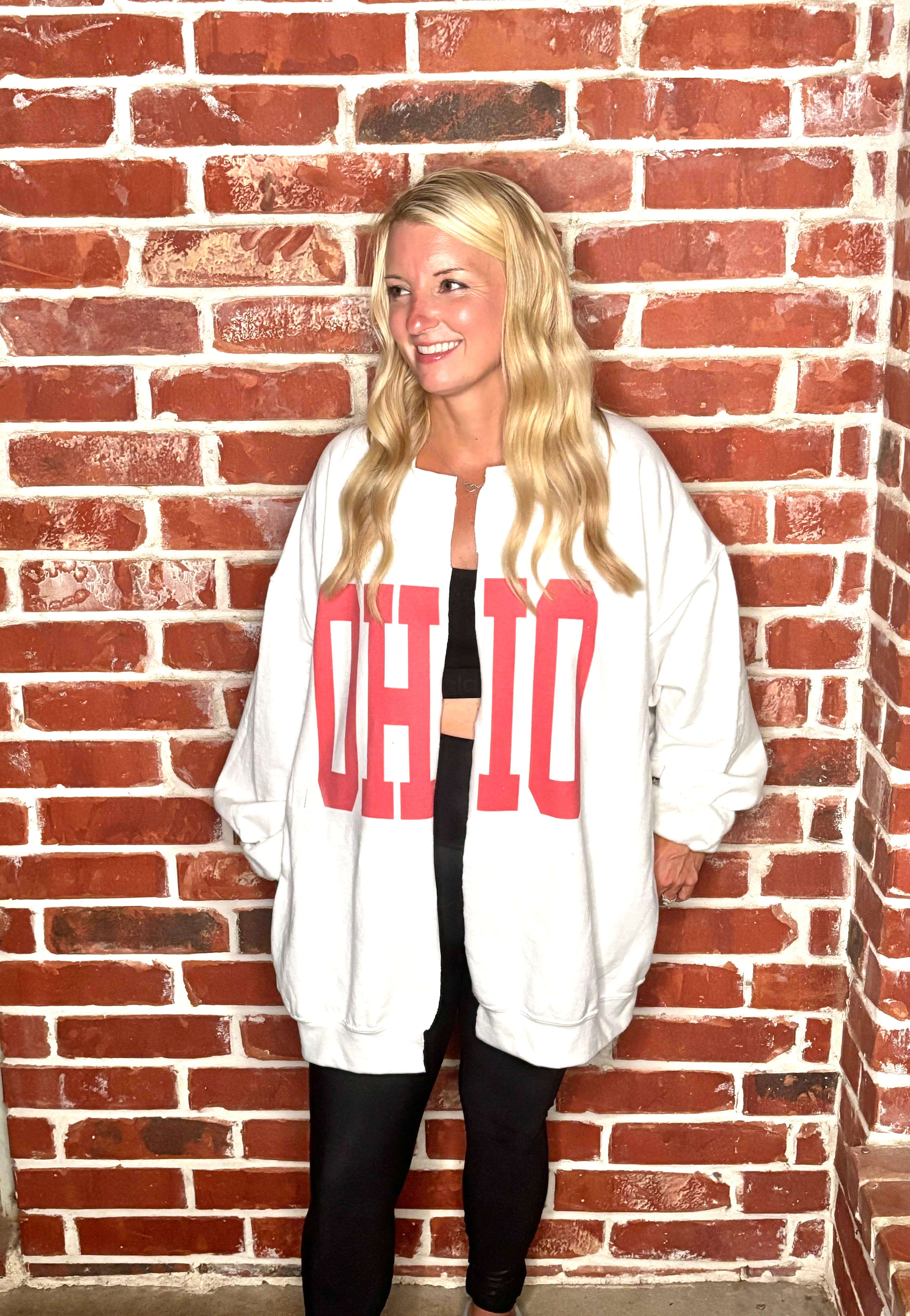 Simply Blush Wholesale - Wholesale Cardigan - Women's - Tenn Cardigan Split Crew Cardi Game Day Raw Edge Football4